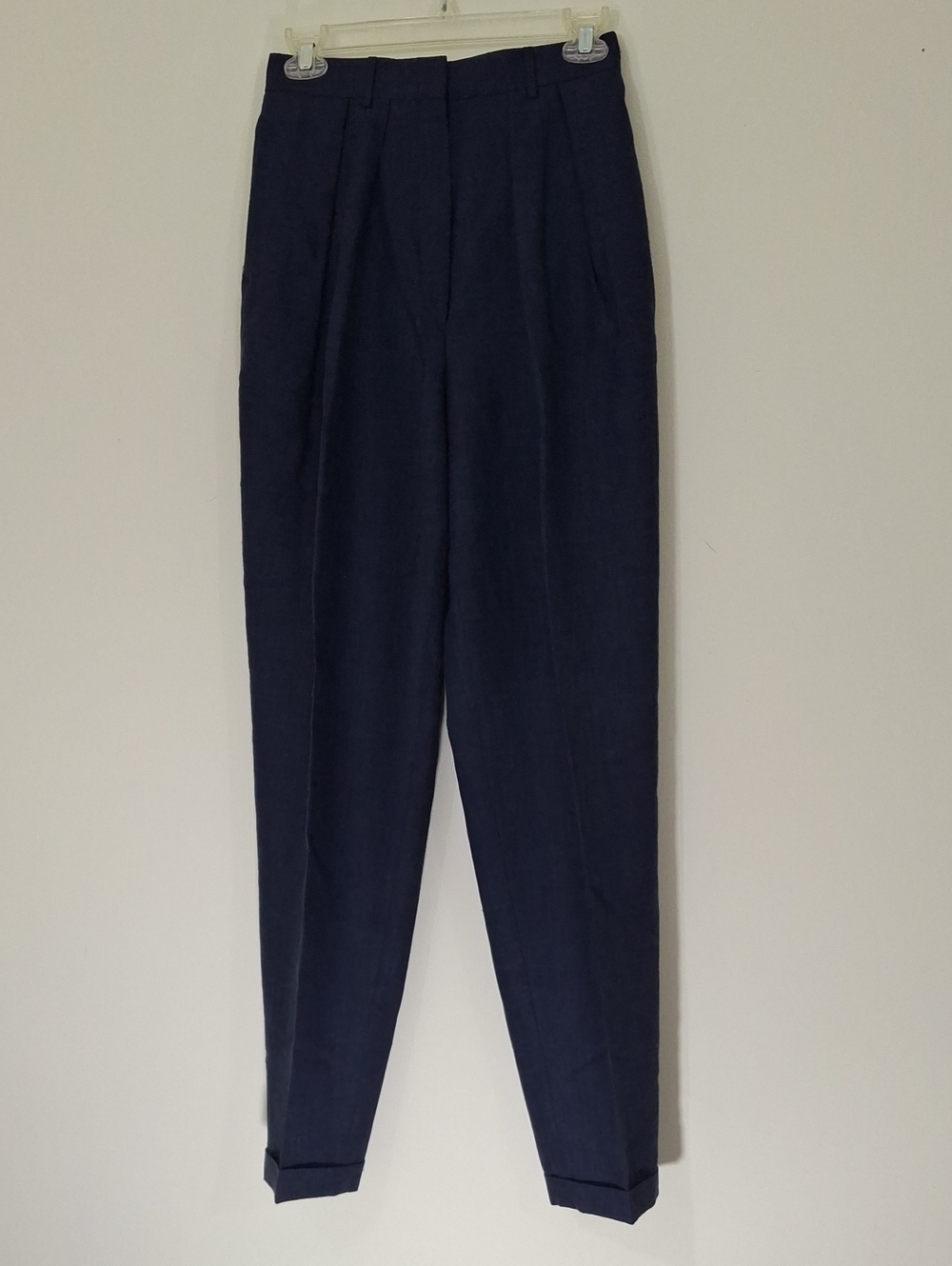 Vintage Britches Of Georgetowne Navy Keaton Chase Pleated Dress Pants. Size 6